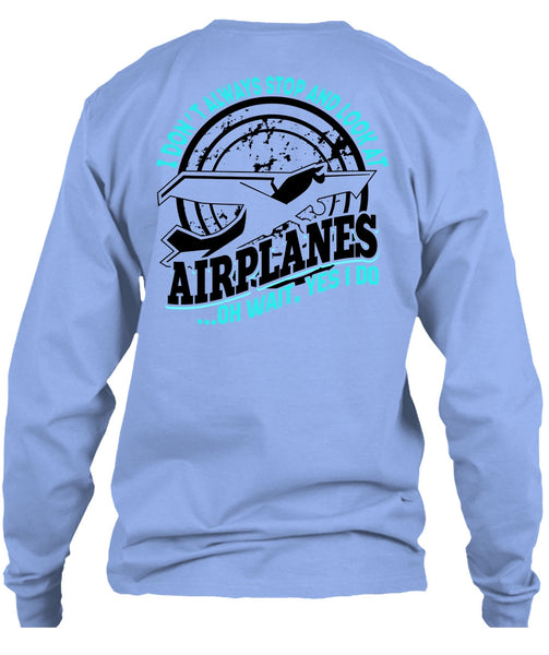 Look At Airplanes T Shirt, I Love Pilot T Shirt