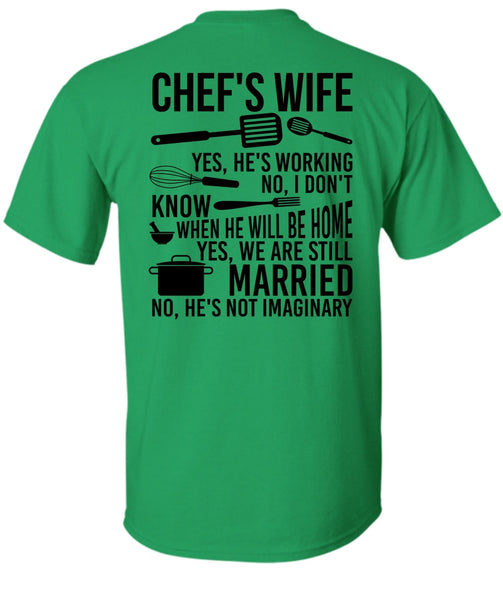 Chef's Wife T Shirt, I Love Wife T Shirt
