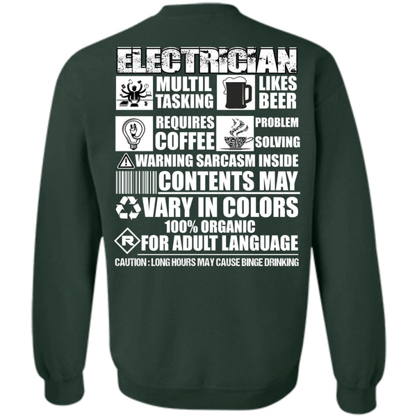 Likes Beer T Shirt, I Love Electrician Sweatshirt