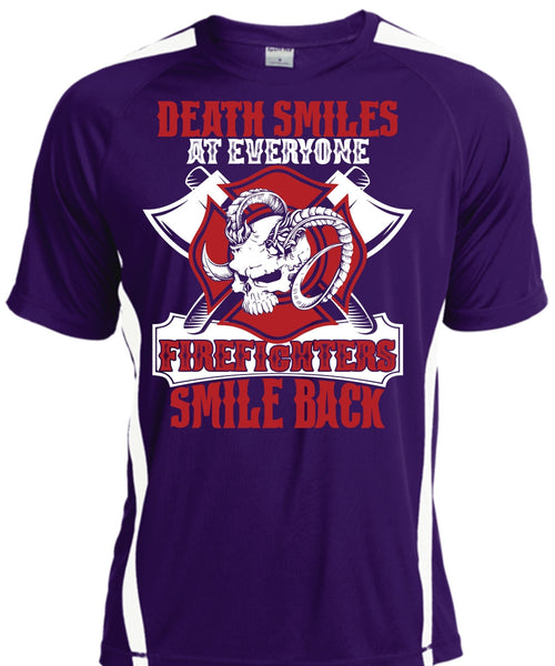 Firefighters Smile Back T Shirt, Being A Firefighter T Shirt, Cool Shirt