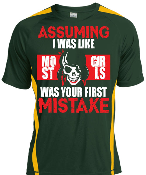 I Was Like Most Girls Was Your First Mistake T Shirt, Being A Biker T Shirt, Cool Shirt