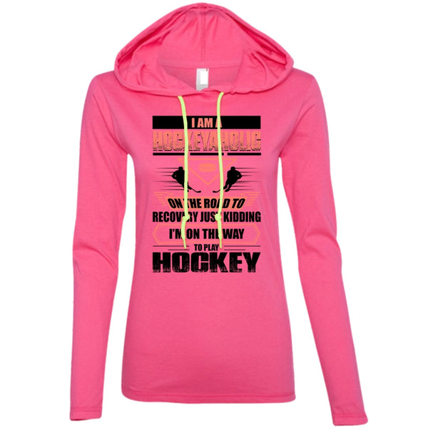 I Am A Hockeyaholic T Shirt, I Love Hockey T Shirt, Awesome T-Shirts