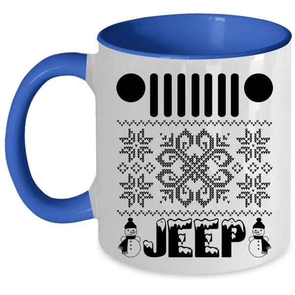 Christmas Gift For Jeep Driver Coffee Mug, Jeep Accent Mug