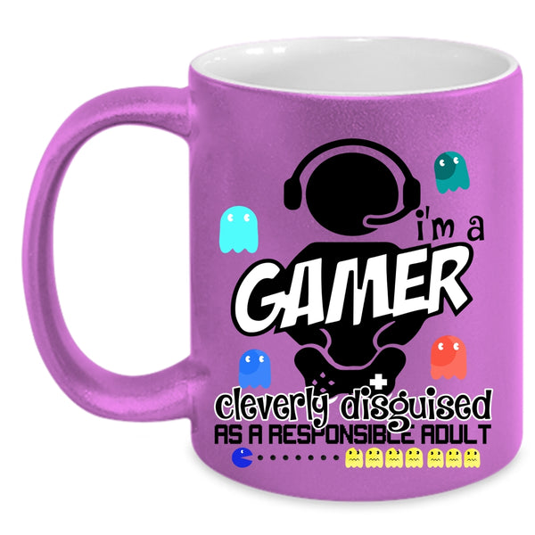 Funny Gift For Gamer Coffee Mug, I'm A Gamer Accent Mug