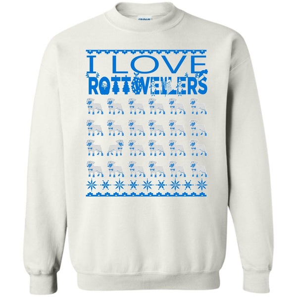 Rottwellers Merry Christmas T Shirt, I Love Rottwellers Sweatshirt