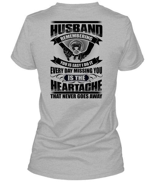 Husband Remembering T Shirt, I Love Husband T Shirt