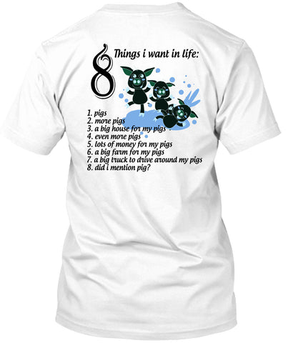 A black t-shirt with the shopify logo
