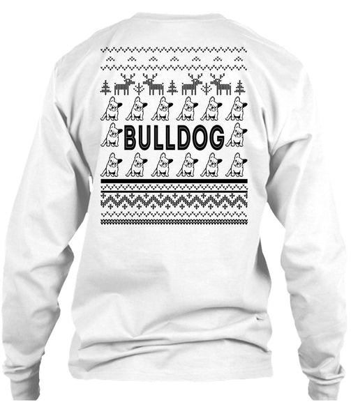 I Love Bulldog T Shirt, Merry Christmas T Shirt