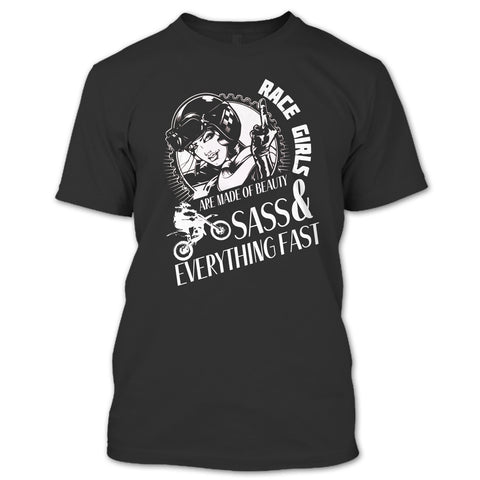 A black t-shirt with the shopify logo