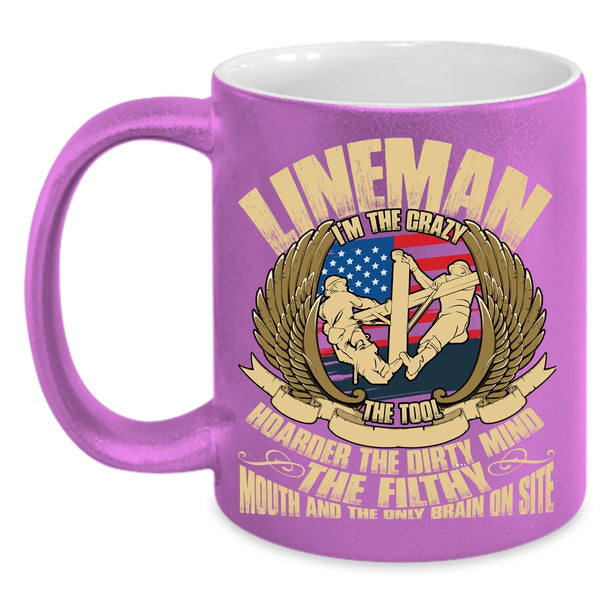 Lineman Coffee Mug, Awesome Gift For Linemans Coffee Cup
