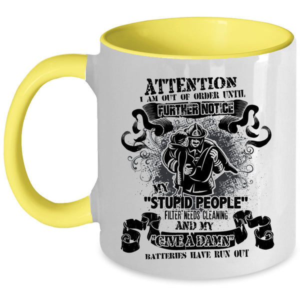 Best Gift For Fireman Coffee Mug, Awesome Firefighter Accent Mug