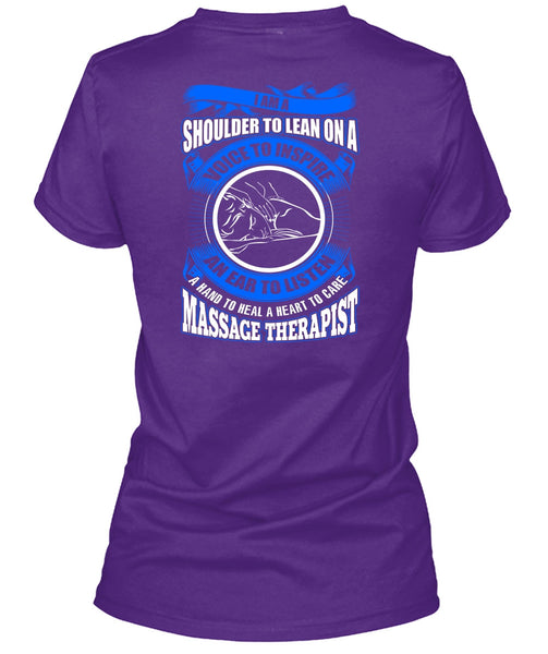Massage Therapist T Shirt, Voice To Inspire T Shirt