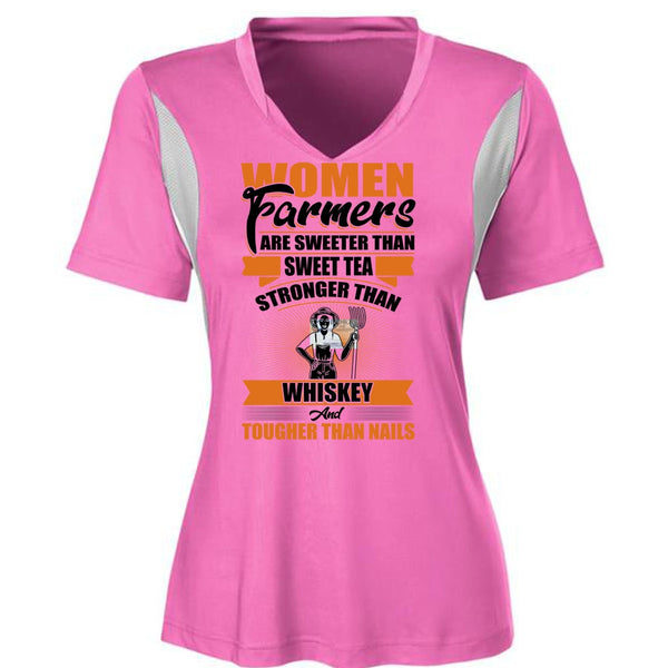 Women Farmers Are Sweeter T Shirt, I Love Farming T Shirt, Awesome T-Shirts