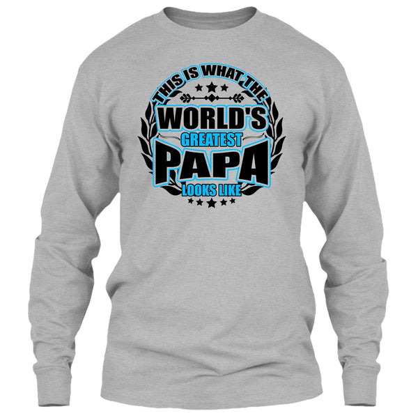Worlds Greatest Papa T Shirt, Gift For Papa T Shirt