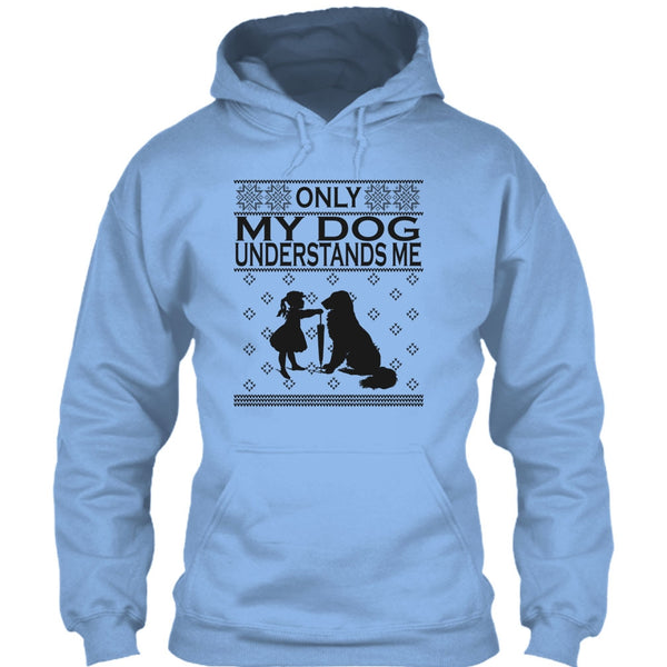 Only My Dog Understand Me T Shirt, Dog Merry Christmas T Shirt