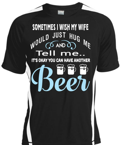 A black t-shirt with the shopify logo