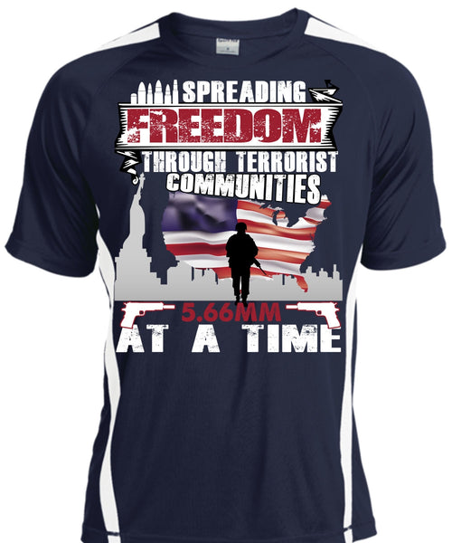Spreading Freedom T Shirt, Being A Veteran T Shirt, Cool Shirt