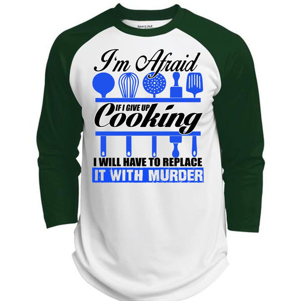 I Give Up Cooking T Shirt, I Love Chef T Shirt, Awesome T-Shirts  (Polyester Game Baseball Jersey)
