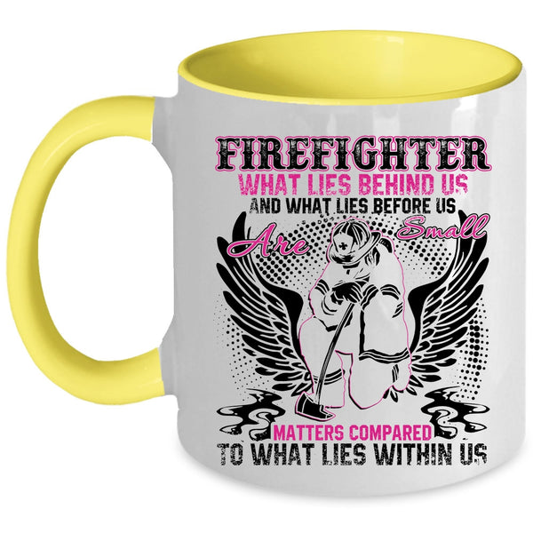 Cool Gift For Firefighters Coffee Mug, Firefighter Accent Mug