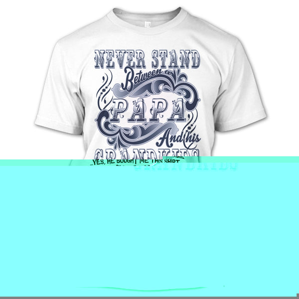 A black t-shirt with the shopify logo