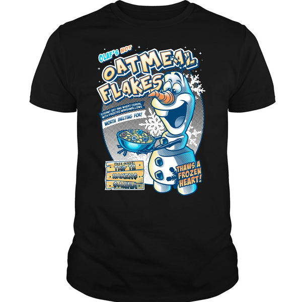 A black t-shirt with the shopify logo