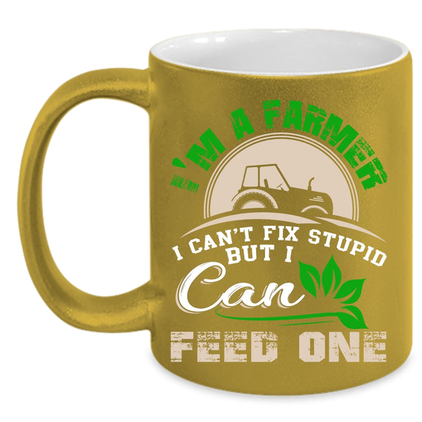 I'm A Farmer Coffee Mug, Cute Farmer Coffee Cup