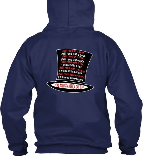 The Cat in the Hat T Shirt, I Will Read With A Goat T Shirt, Dr. Seuss T Shirt, I Will Read Here Or There T Shirt