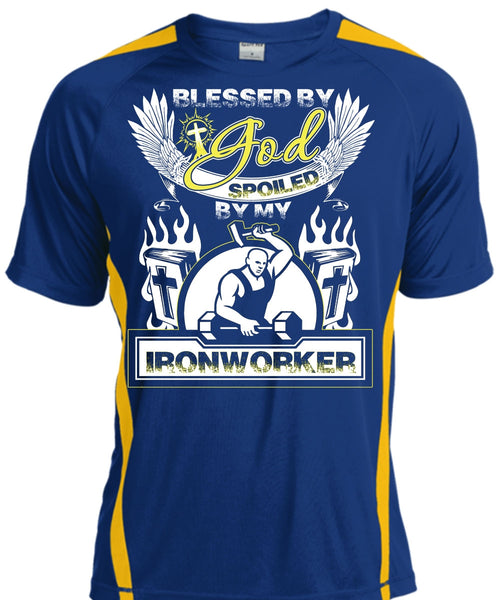 God Spoiled By My Ironworker T Shirt, Being An Ironworker T Shirt, Cool Shirt