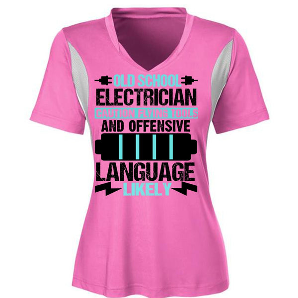 Old School Electrician T Shirt, I Love Electrician T Shirt, Awesome T-Shirts