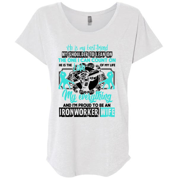 I'm Proud To Be An Ironworker Wife T Shirt, Being An Ironworker T Shirt, Awesome T-Shirts