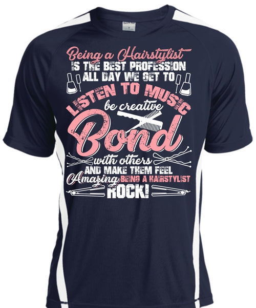 Being A Hair Stylist Is The Best Profession T Shirt, Listen To Music T Shirt, Cool Shirt