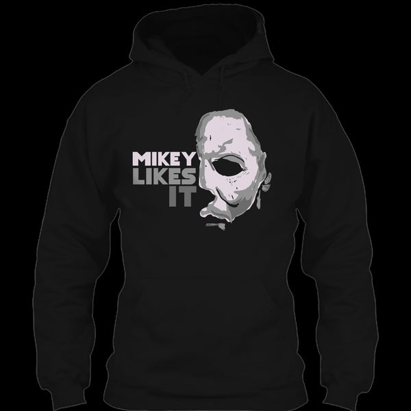 A black t-shirt with the shopify logo