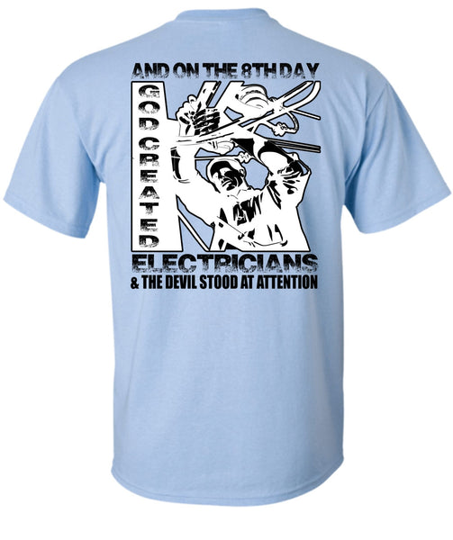 God Created Electricians T Shirt, I Love Electrician T Shirt