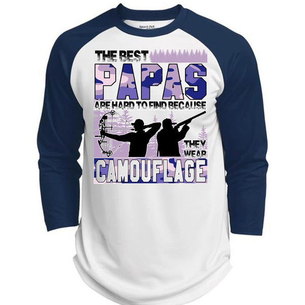 The Best Papa Are Hard To Find T Shirt, I Love Papa T Shirt, Awesome T-Shirts  (Polyester Game Baseball Jersey)