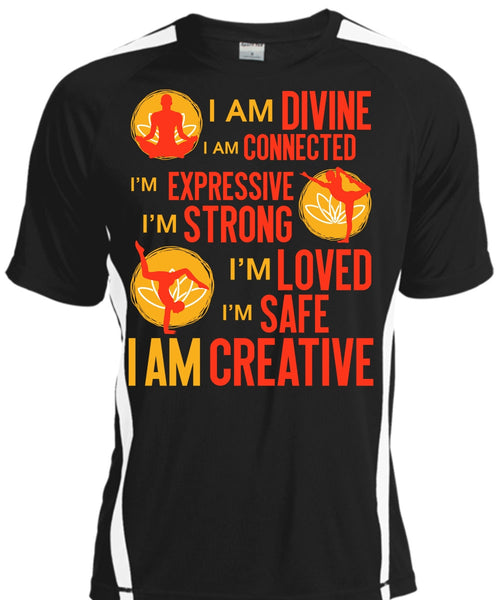 A black t-shirt with the shopify logo