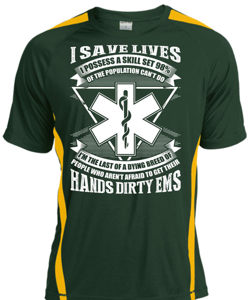 Hands Dirty EMS T Shirt, Being A Doctor T Shirt, Cool Shirt