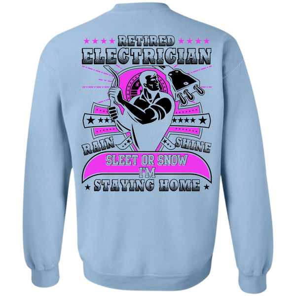 I Love Electrician T Shirt, Retired Electrician Sweatshirt