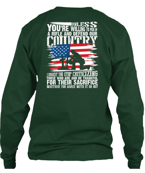 Defend Our Country T Shirt, Being A Veteran T Shirt