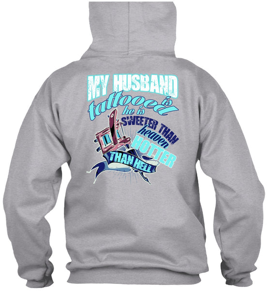 My Husband Is Tattooed T Shirt, I Love Husband T Shirt