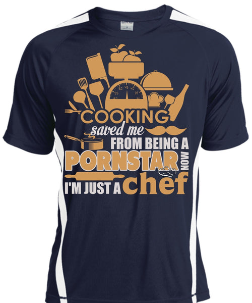 Cooking Saved Me T Shirt, I'm Just A Chef T Shirt, Cool Shirt