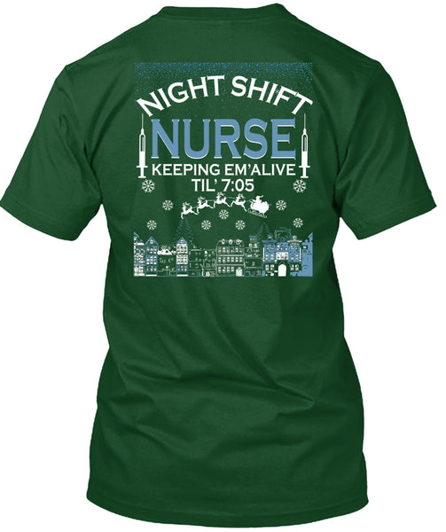 Night Shift Nurse Keeping T Shirt, This Girl Loves Christmas T Shirt