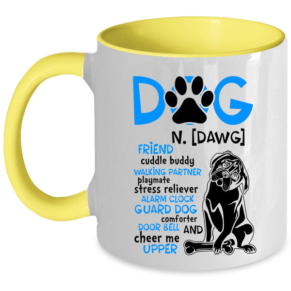 Cute Gift For Dog Lovers Coffee Mug, Dog Accent Mug