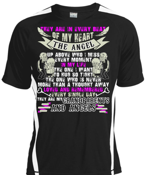 A black t-shirt with the shopify logo