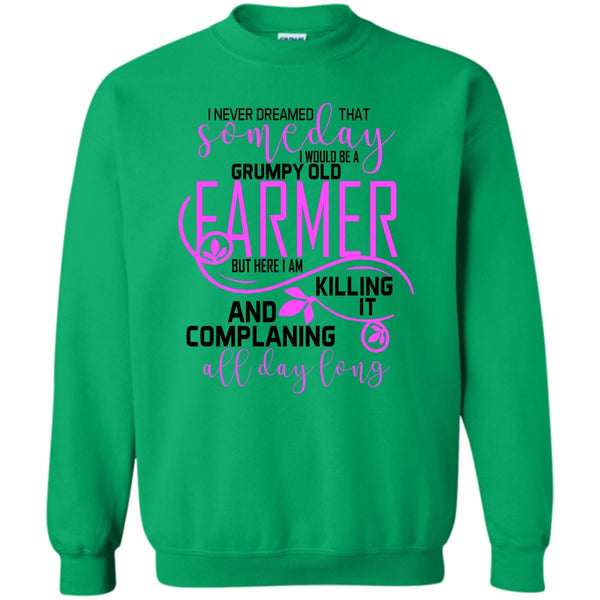 I'm A Farmer T Shirt, I'd Be A Grumpy Old Farmer Sweatshirt