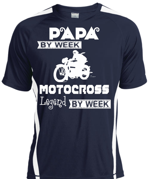 Papa By Week Motocross Legend By Week T Shirt, Father's Day T Shirt