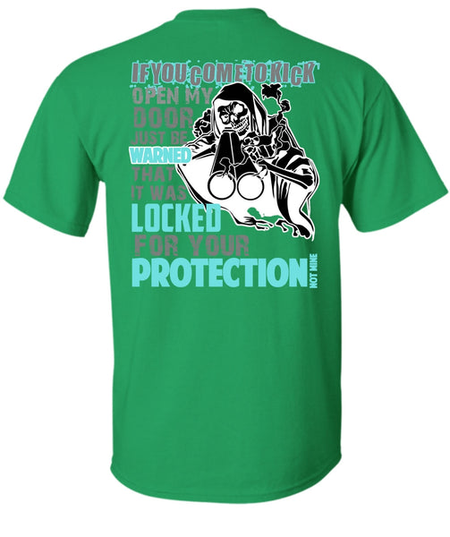 Locked For Your Protection T Shirt, I Love Veteran T Shirt