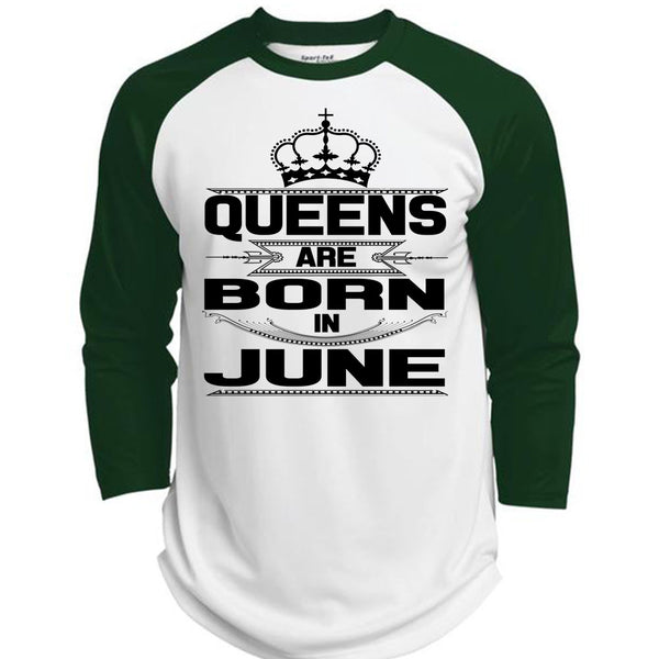 Queens Are Born In June T Shirt, Being A Woman T Shirt, Awesome T-Shirts  (Polyester Game Baseball Jersey)