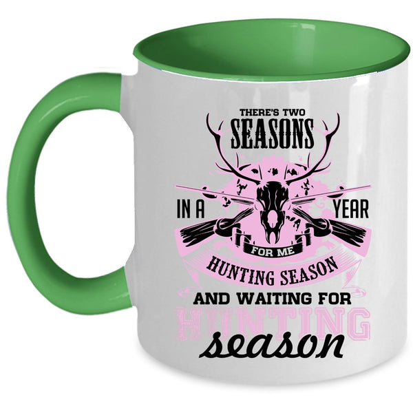 Waiting For Hunting Season Coffee Mug, Hunting Season Accent Mug