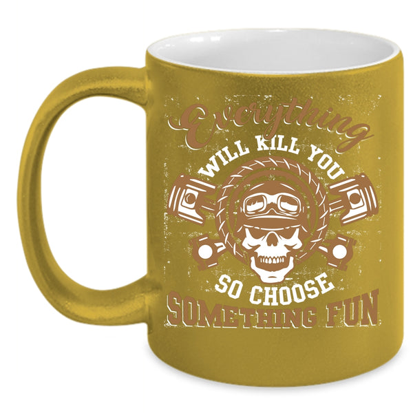 Awesome Riding Coffee Mug, Cool Gift For Biker Coffee Cup