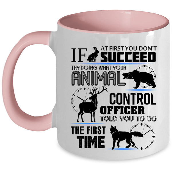 Cool Job Title Coffee Mug, Animal Control Officer Accent Mug